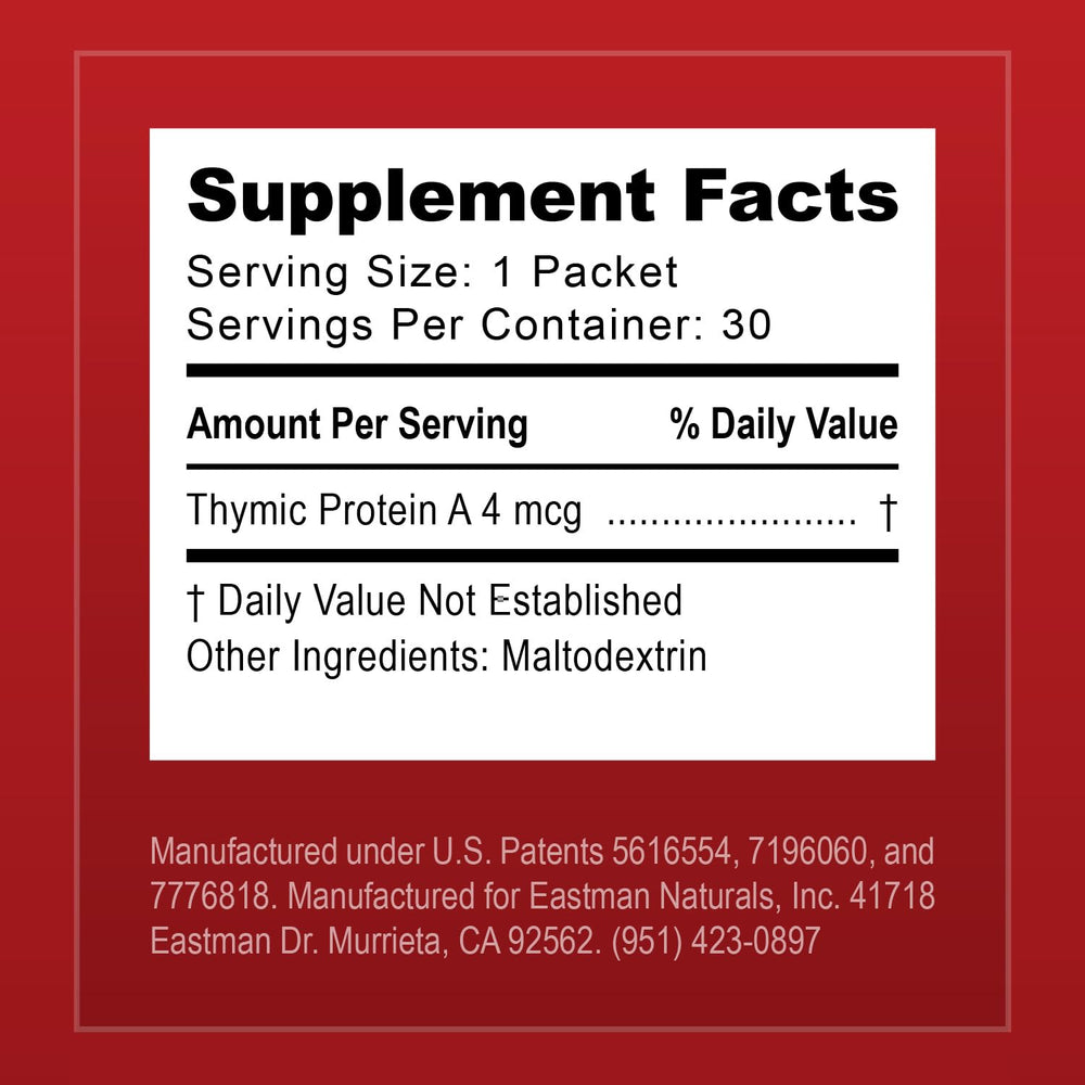Infographic showing ProBoost Thymic Protein A science-driven approach.
