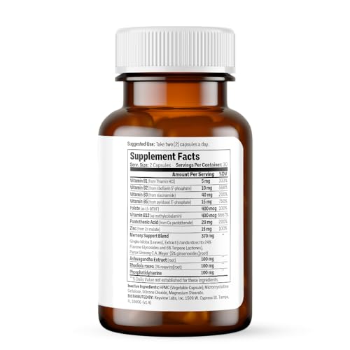 Procera Advanced Brain 60-count bottle on shelf for memory support.