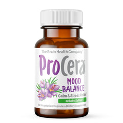 Procera Mood Support bottle with capsules promoting daily mood balance.