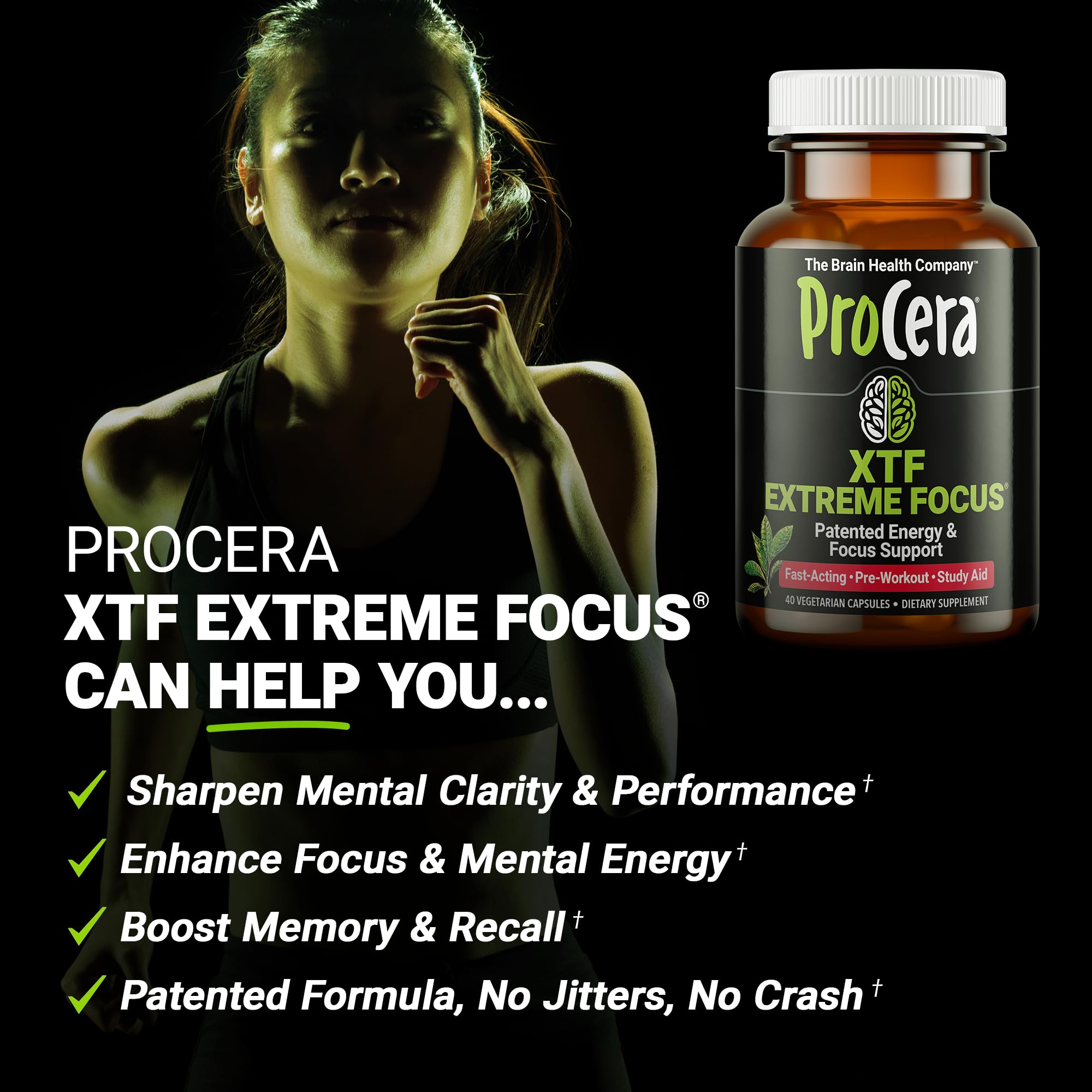 Procera XTF ingredients blend graphic illustrates key components supporting brain health