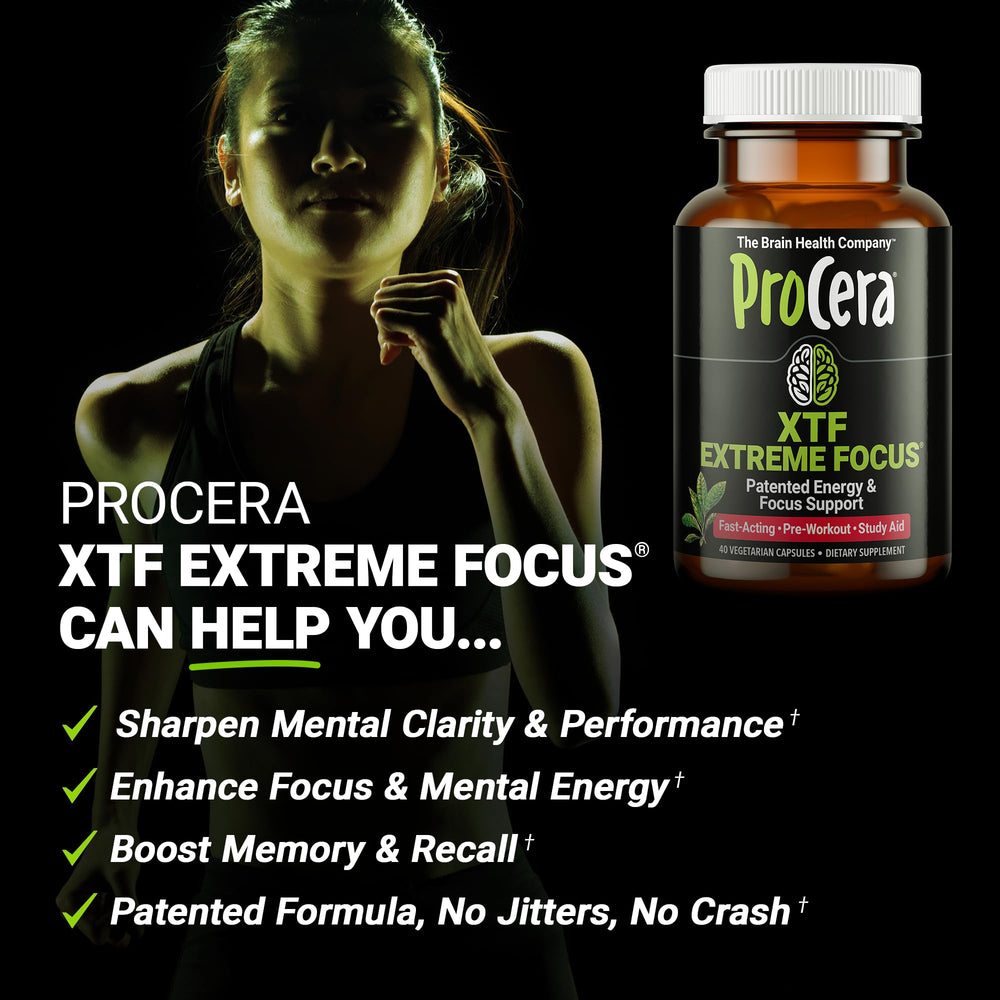 Procera XTF ingredients blend graphic illustrates key components supporting brain health