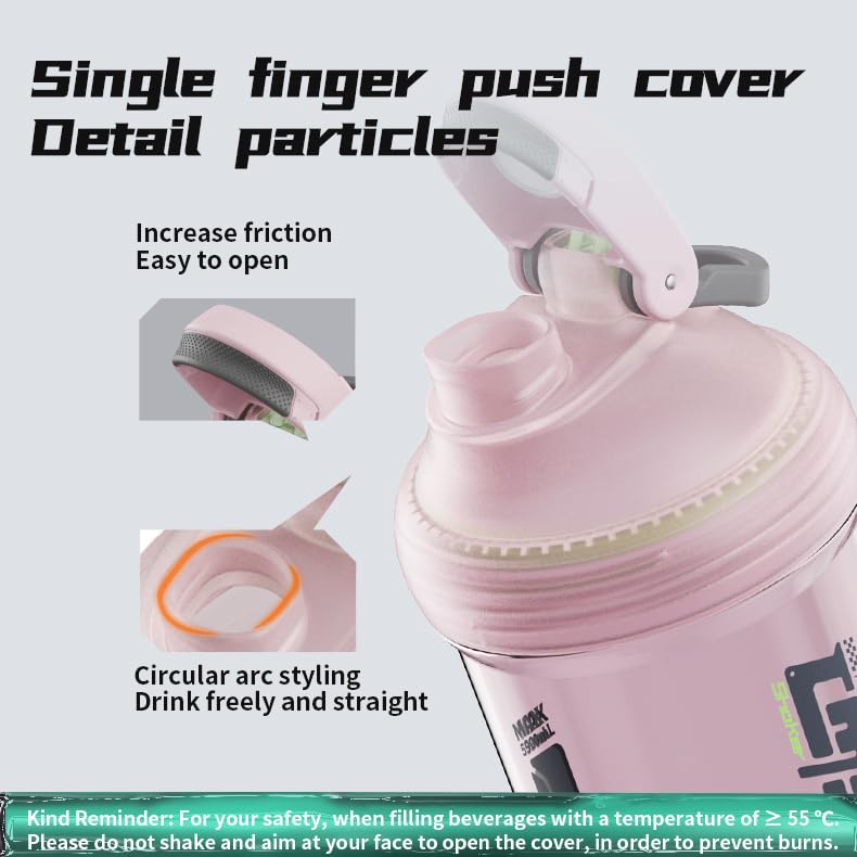 PROCHAIN Shaker Bottle holds 20 oz (450 ml), ideal for post-workout shakes on the go.