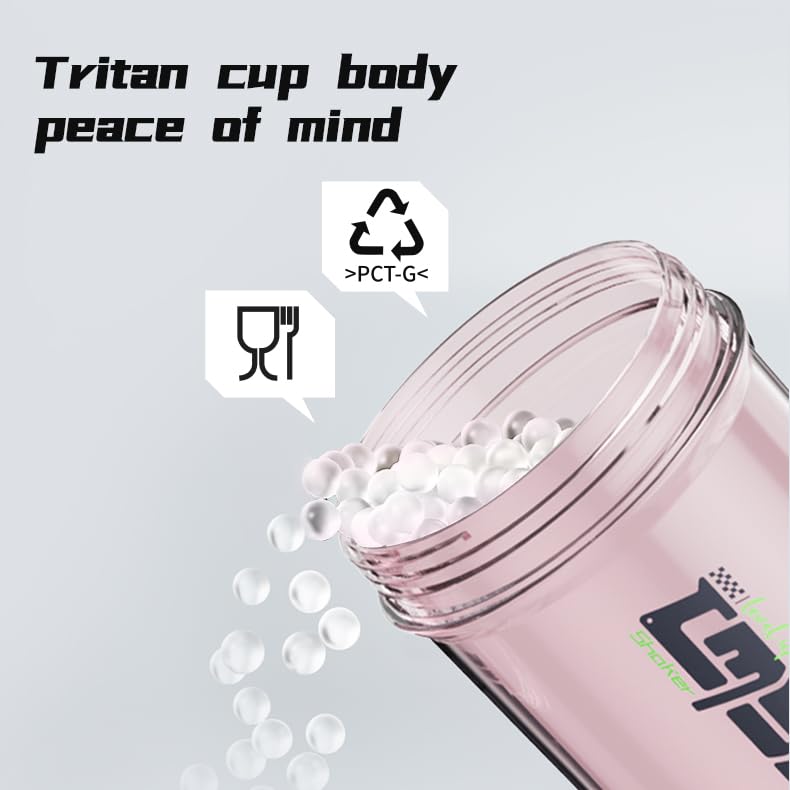 PROCHAIN Shaker Bottle is dishwasher safe for quick, hassle-free cleaning after sessions.