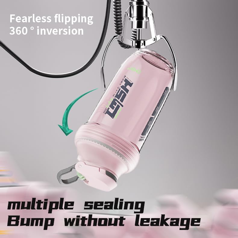 PROCHAIN Shaker Bottle has a removable silicone seal for hygienic cleaning.