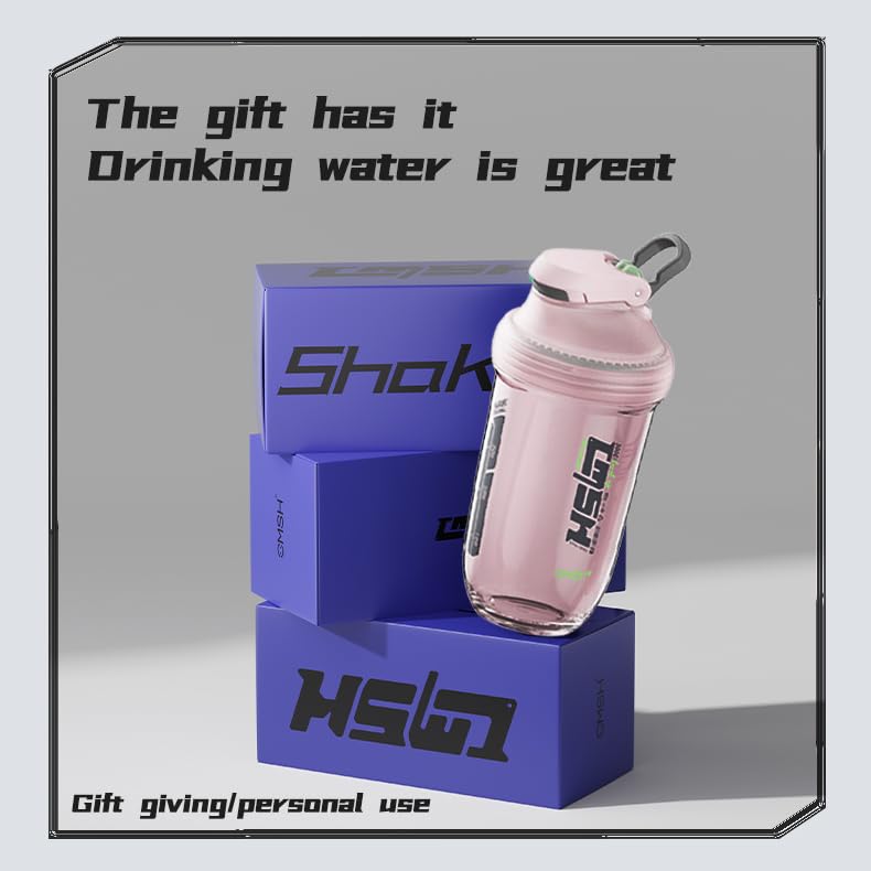 PROCHAIN Shaker Bottle features a sleek, rounded design for modern gym style.