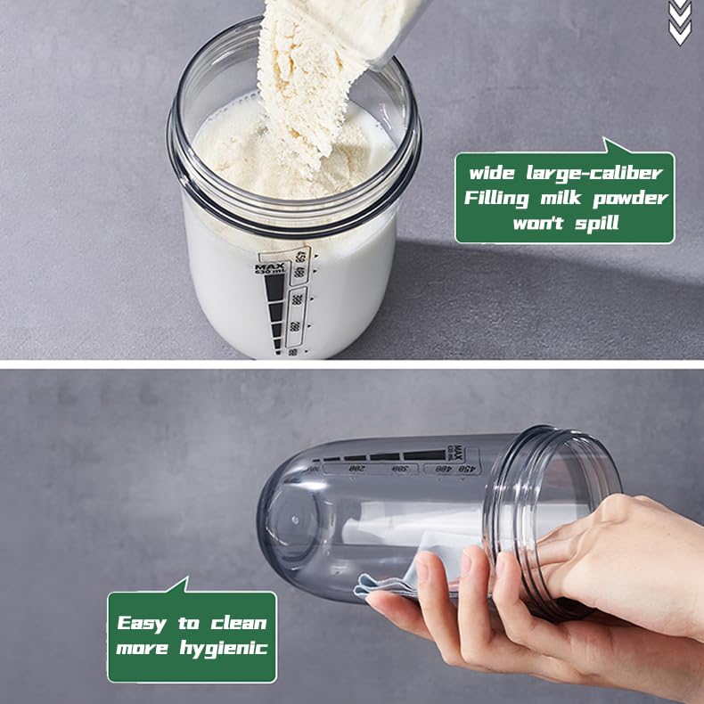 PROCHAIN shaker bottle slim diameter fits most cup holders