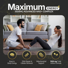 Product Maxx NADGENIX nicotinamide riboside capsules enhancing cellular energy