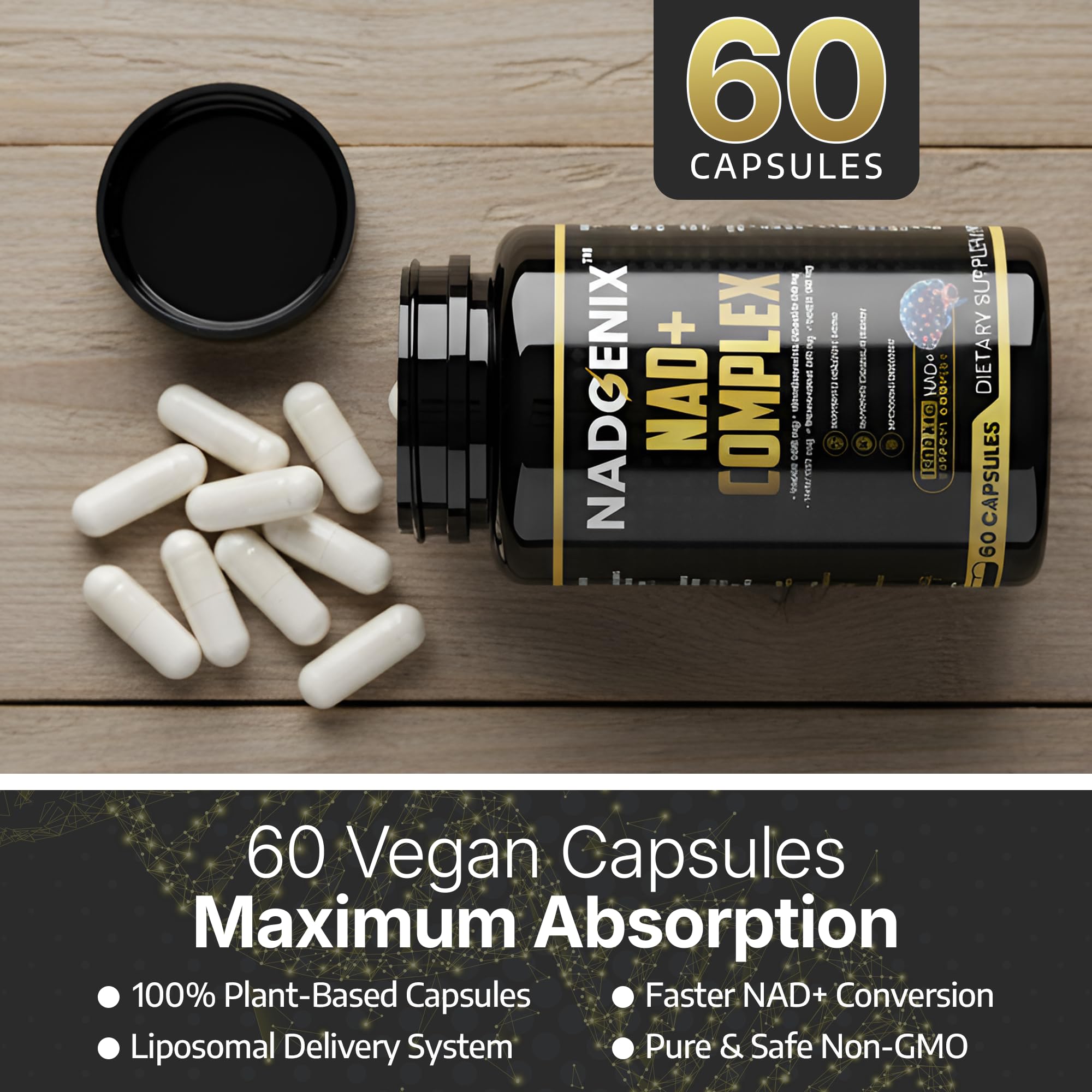 Product Maxx NADGENIX TMG inclusion for balanced methylation