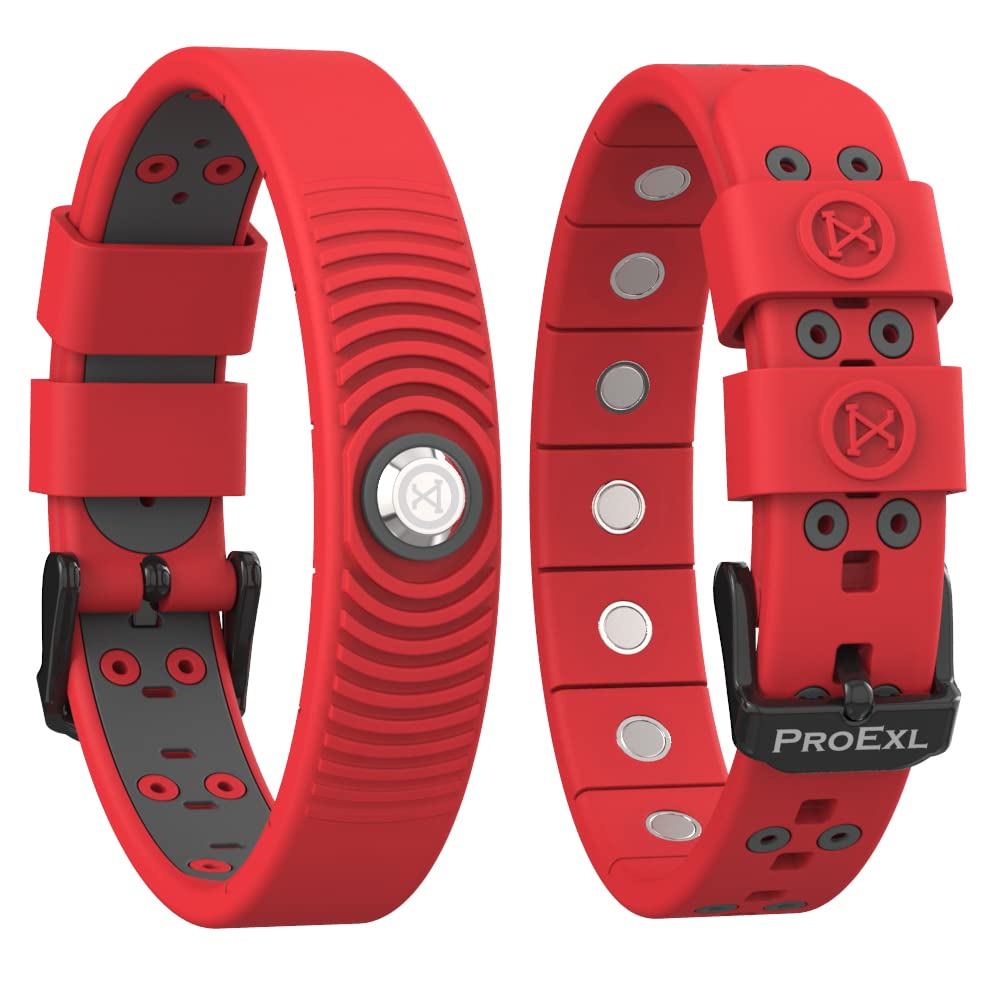 PROEXL 18 MAX bracelet side profile emphasizes slim, breathable strap for comfortable activity.