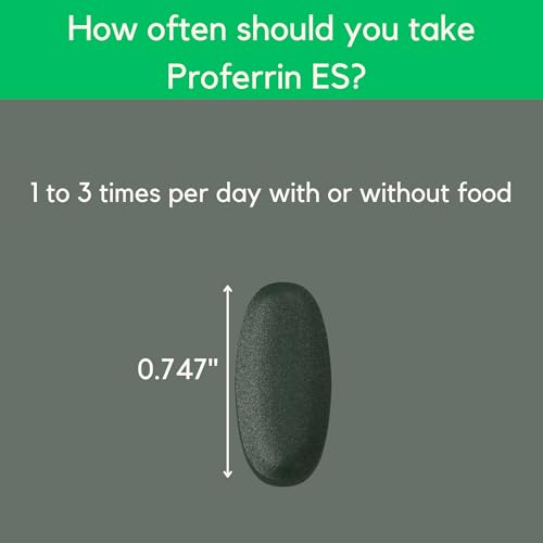 Proferrin ES tablet dispense image suggests reliable daily iron intake.