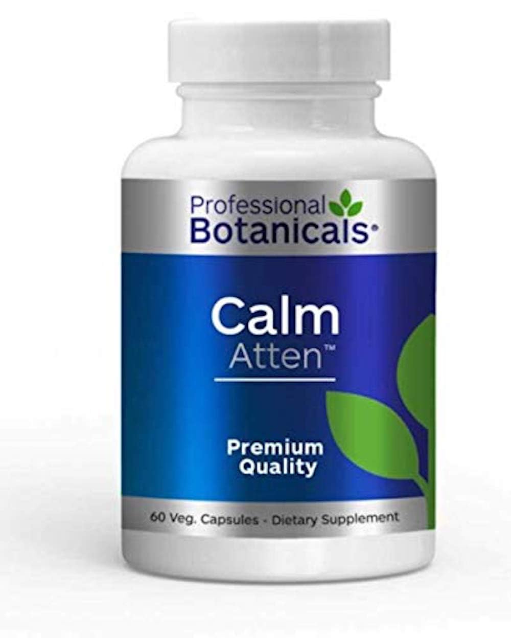 Professional Botanicals Calm Attention bottle showing a natural focus and calm.