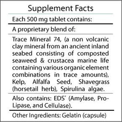 Professional Botanicals Mineral Complex capsule close-up showcasing kelp and spirulina for energy and vegan nutrition