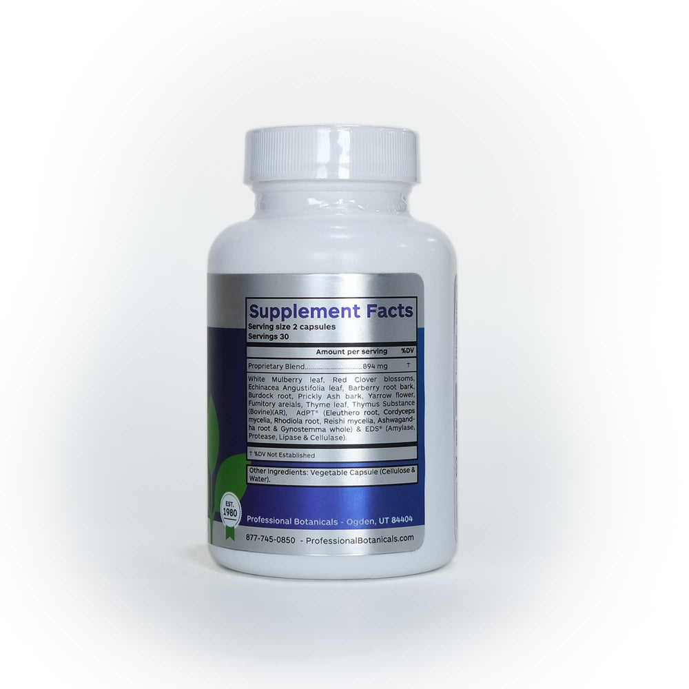 Packaging and lab imagery conveying purity and formulation standards