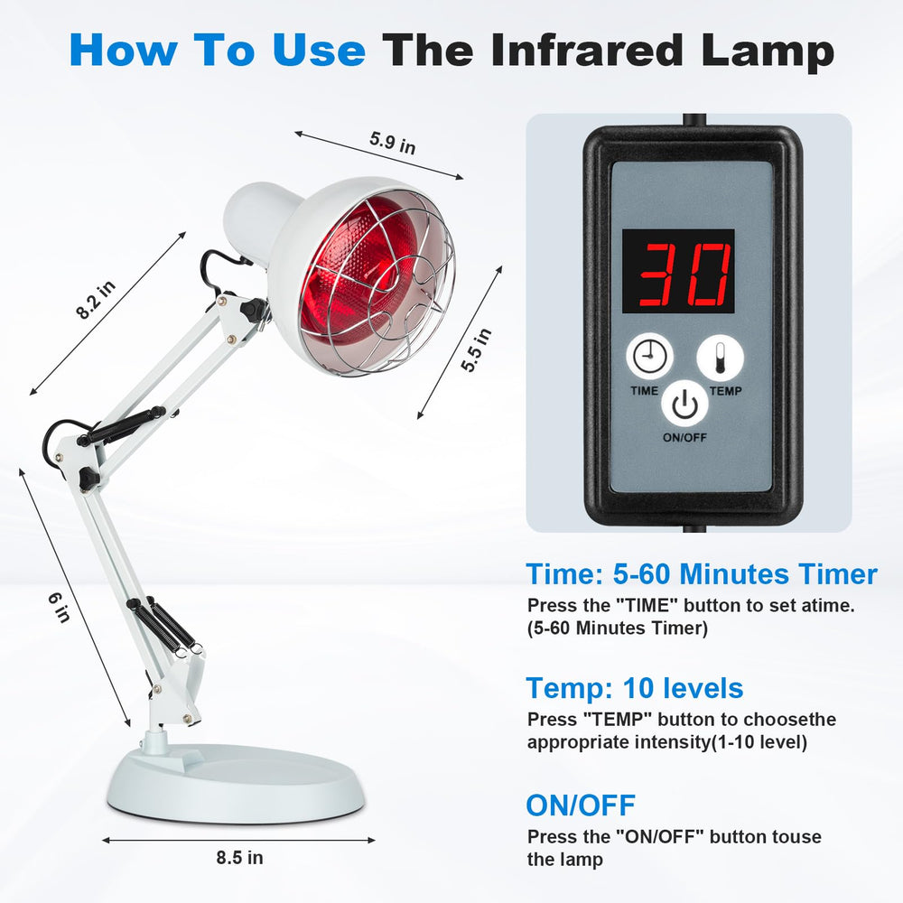 Profey lamp back-relaxation setup helps unwind after training.
