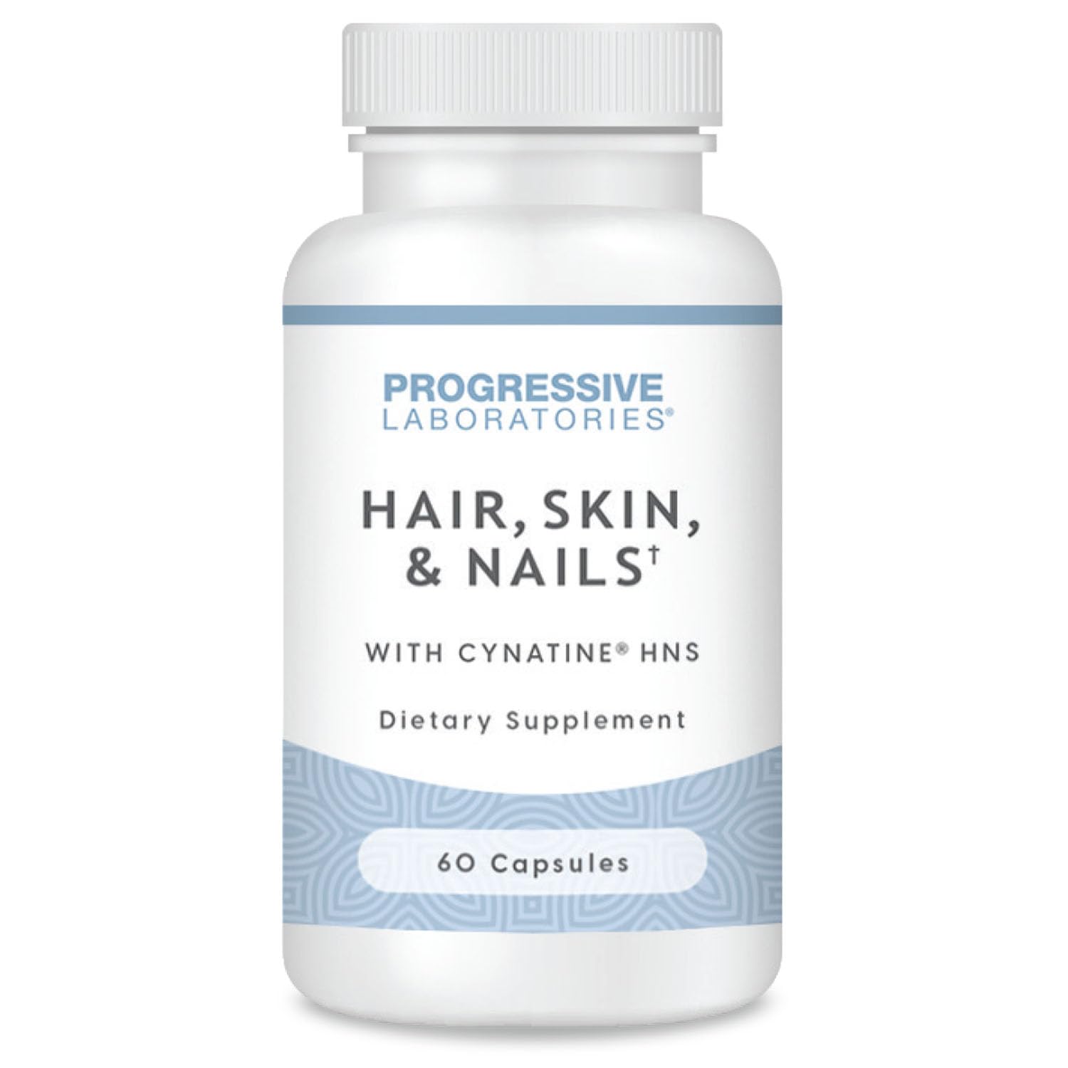 Progressive Laboratories Hair Skin Nails capsules closeup for daily beauty support
