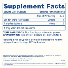 Close-up of ProHealth Sirtuin 1 Activator capsules showing purity and potency