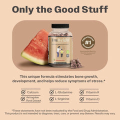ProHeight TruHeight gummies show organic ashwagandha ingredient in a natural blend.