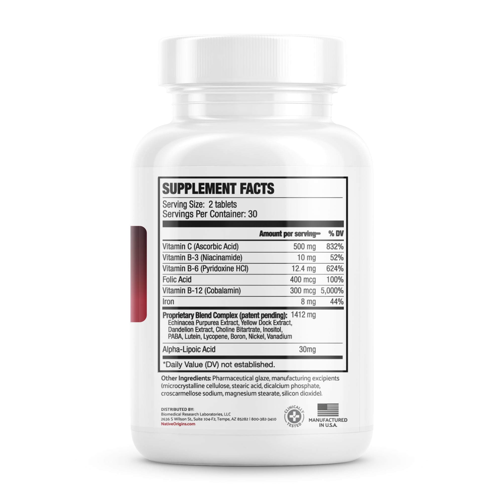 Prohemia daily pills on hand for routine iron intake.