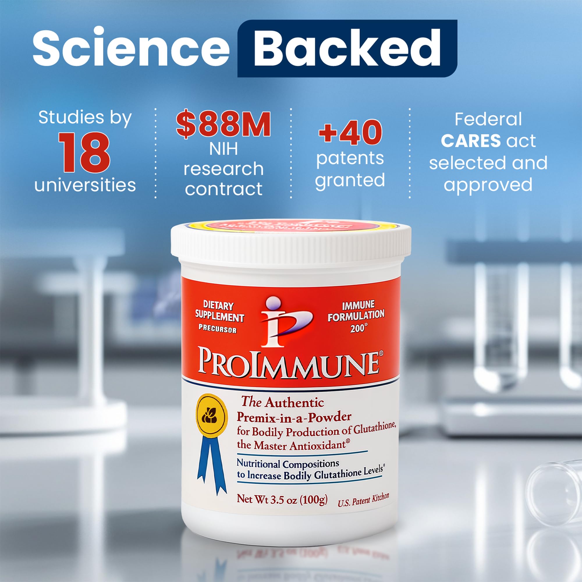 ProImmune Glutathione sugar-free, keto-friendly option with clean ingredients