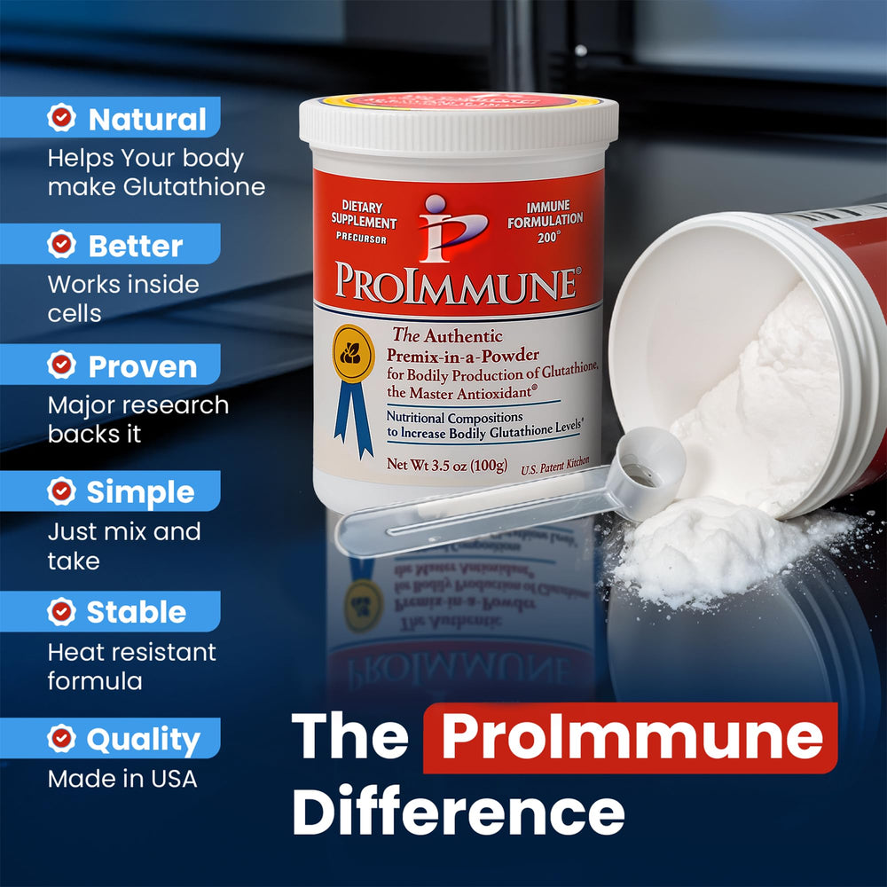 ProImmune Glutathione powder, USA-made and doctor-developed