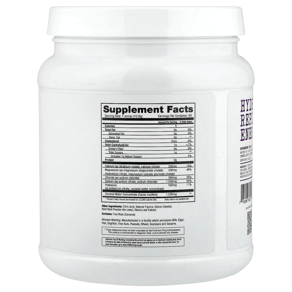 Project #1 Electrolyte Drink Mix Berry glass stir delivers refreshing hydration for training sessions.