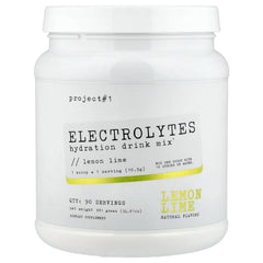 Project #1 electrolyte drink mix bottle pour supports quick, low-calorie hydration.