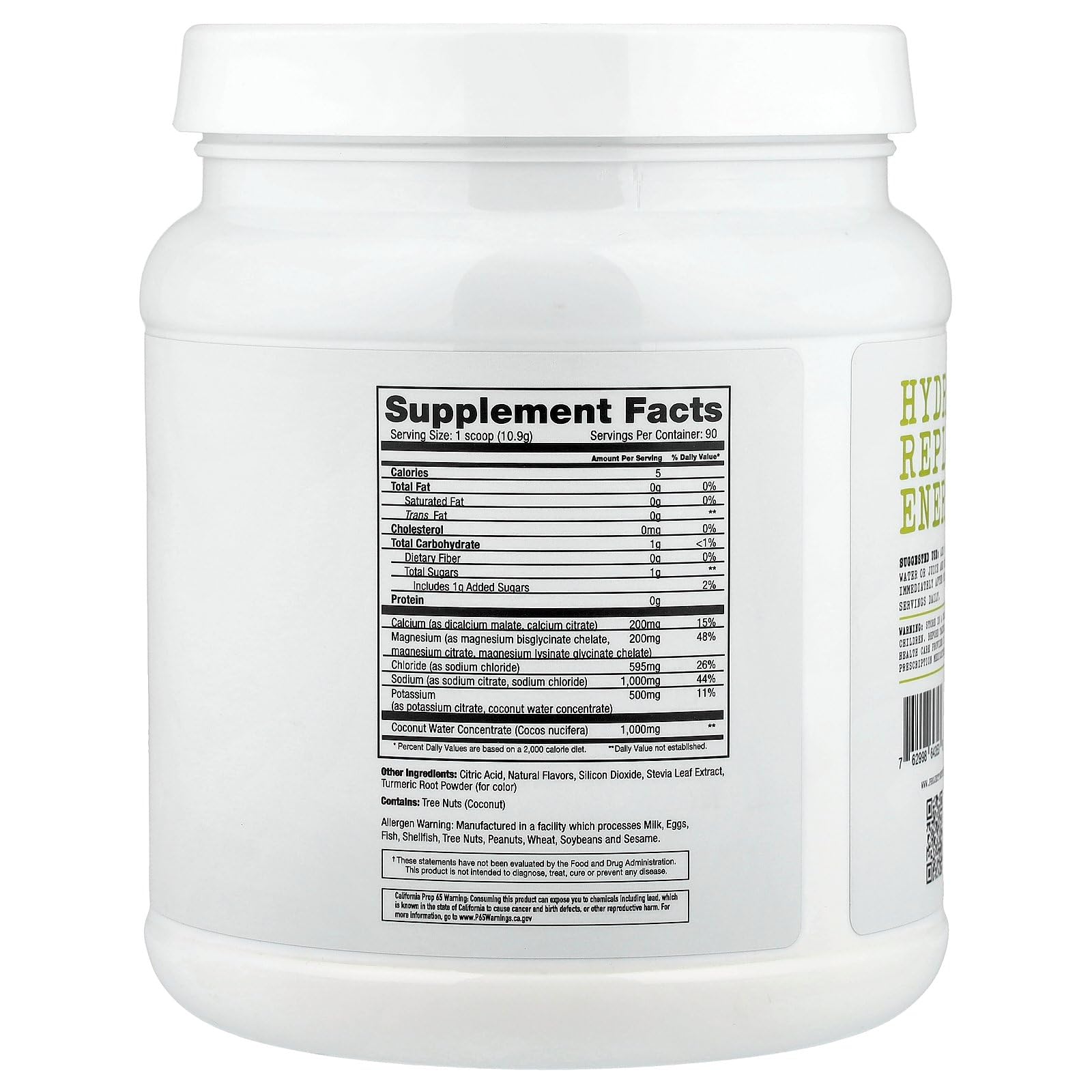 Project #1 electrolyte drink mix lemon lime powder scoop in glass ready for endurance training.