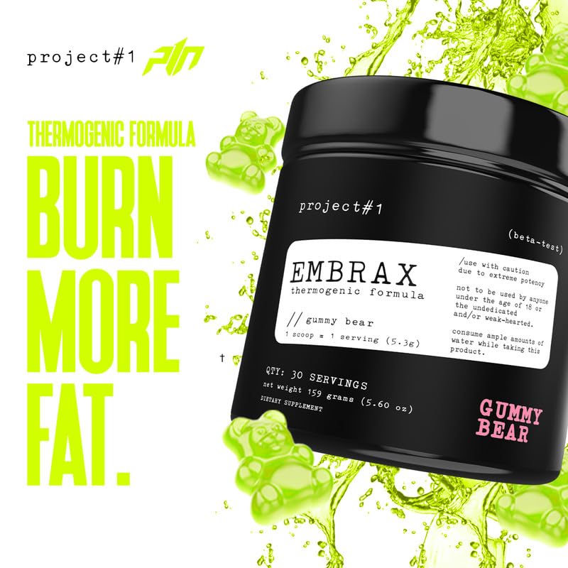 Project #1 Embrax preworkout mixer with an energized beverage ready.