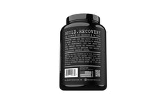 Project #1 Whey Protein Plus jar with scoop ready for lean muscle support.