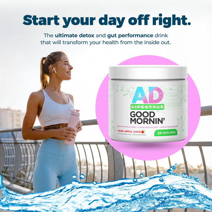 Proyecto AD Life Buen Día Detox, preparación rápida para iniciar la mañana.