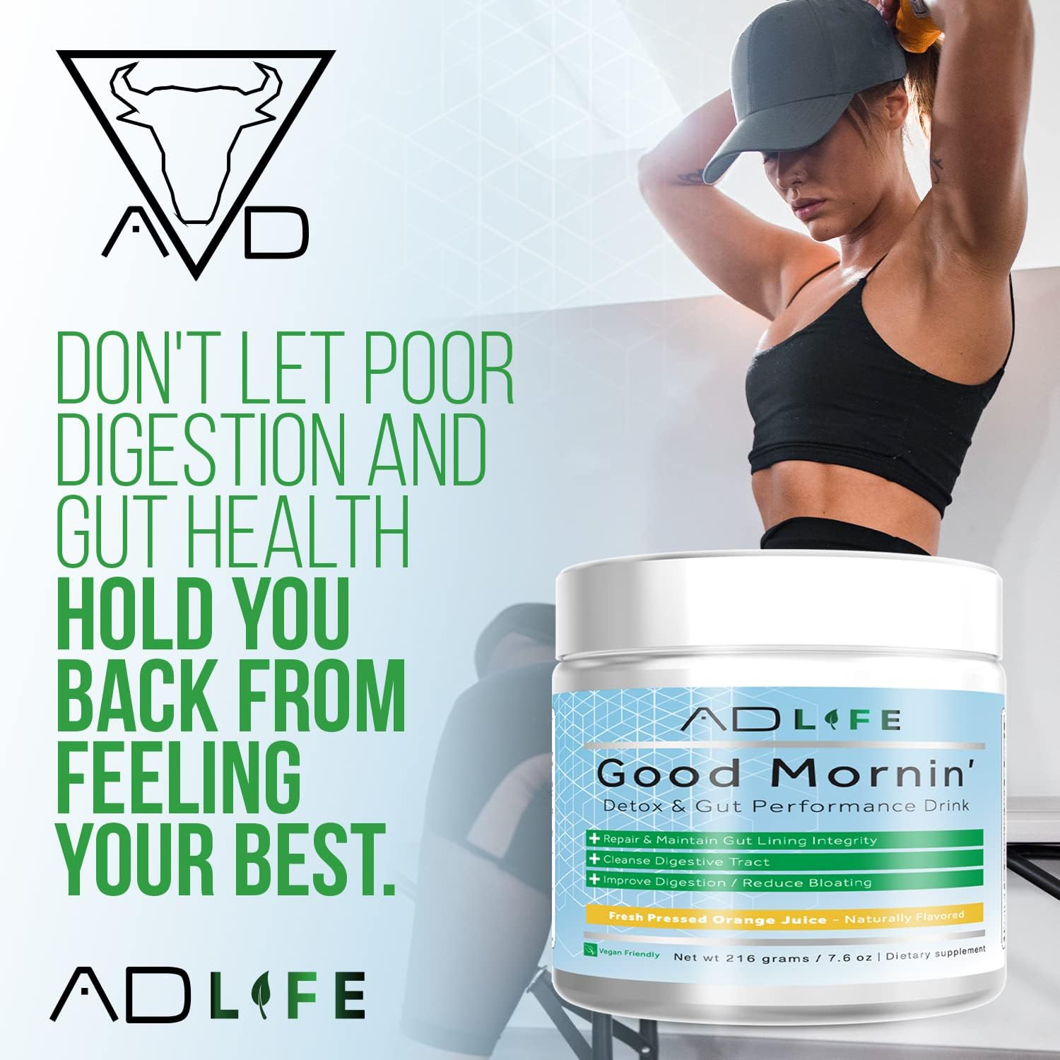 PROJECT AD Life Good Morning close-up of the summer fruits flavor.