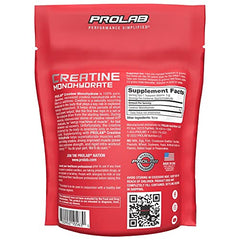 ProLab Creatine 5g scoop closeup highlighting the standard serving size.