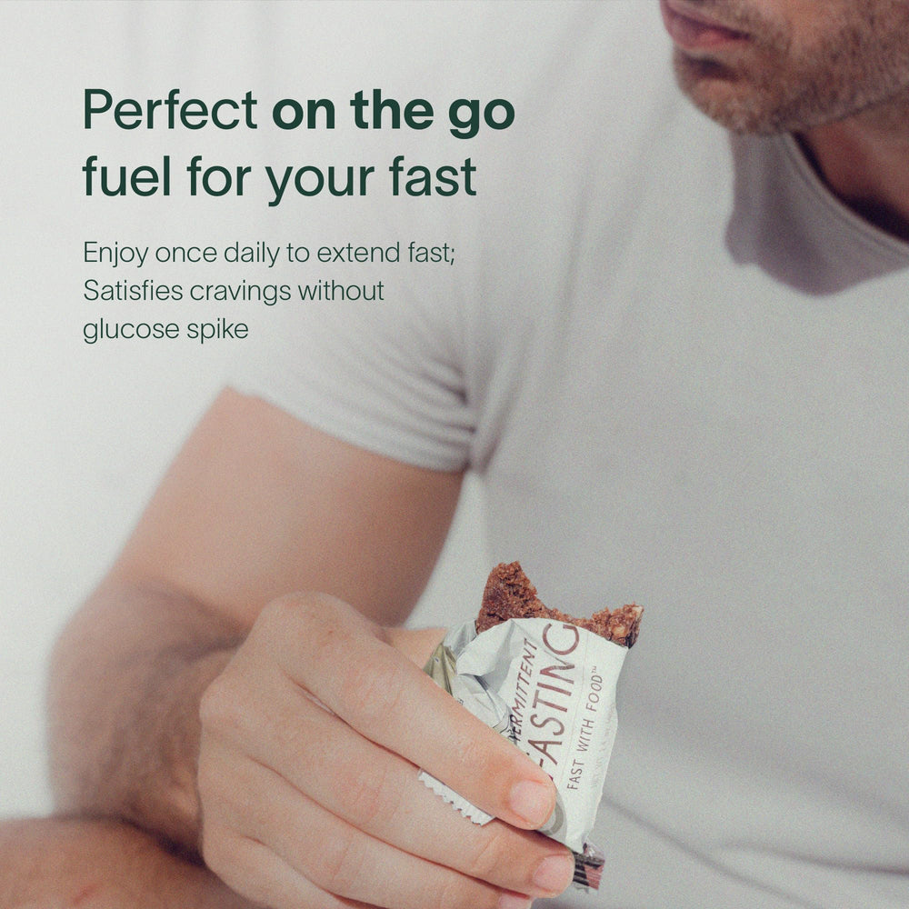 Prolon Fasting Bars gluten-free, dairy-free, keto-friendly label for dietary flexibility.