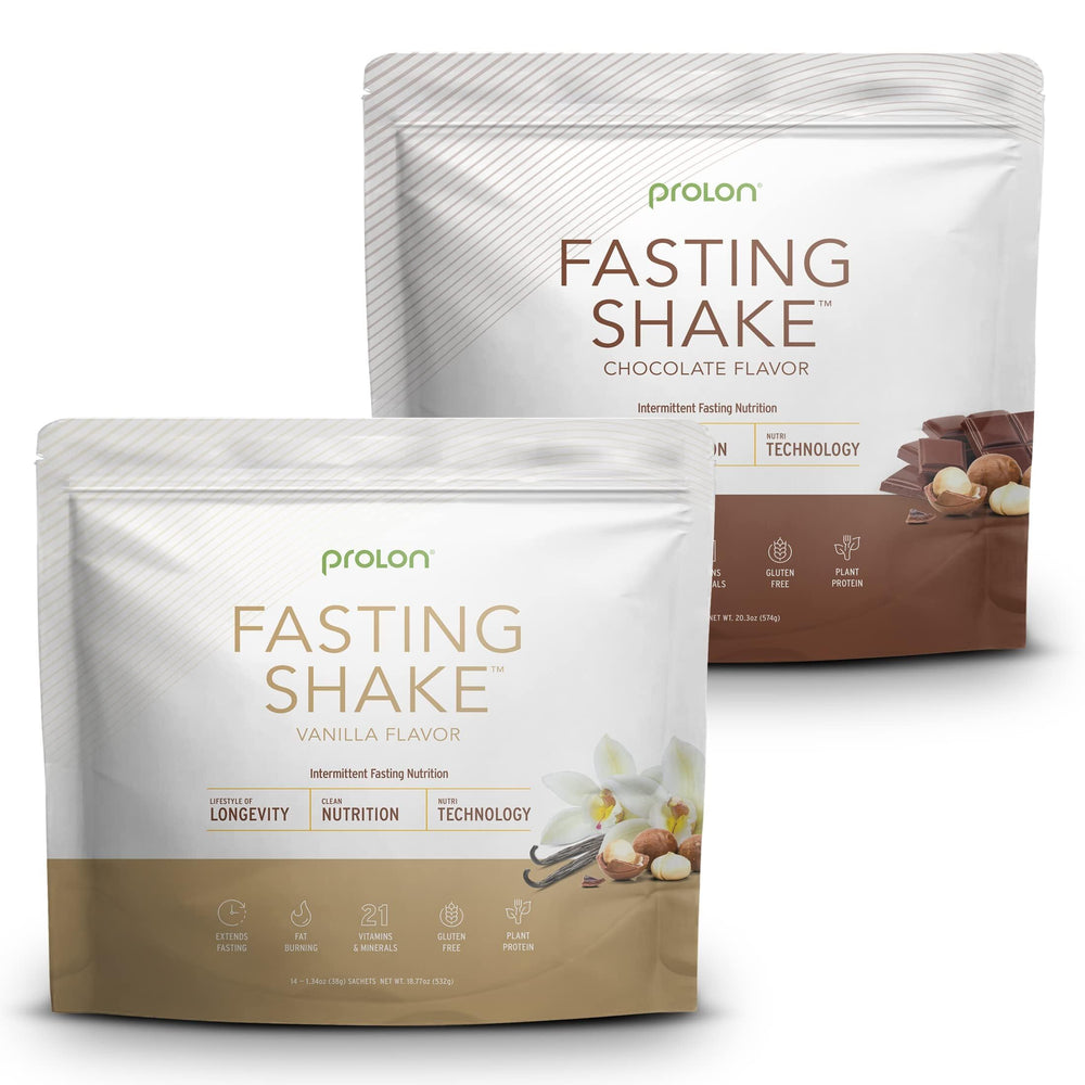 Prolon Intermittent Fasting Drink Mix chocolate packet for a convenient morning fasting routine