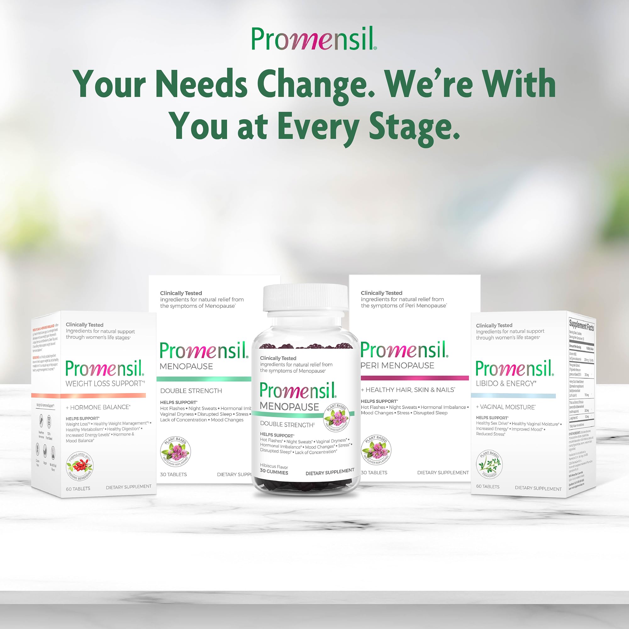 Chewy Promensil gummies support easy daily use for busy lifestyles.