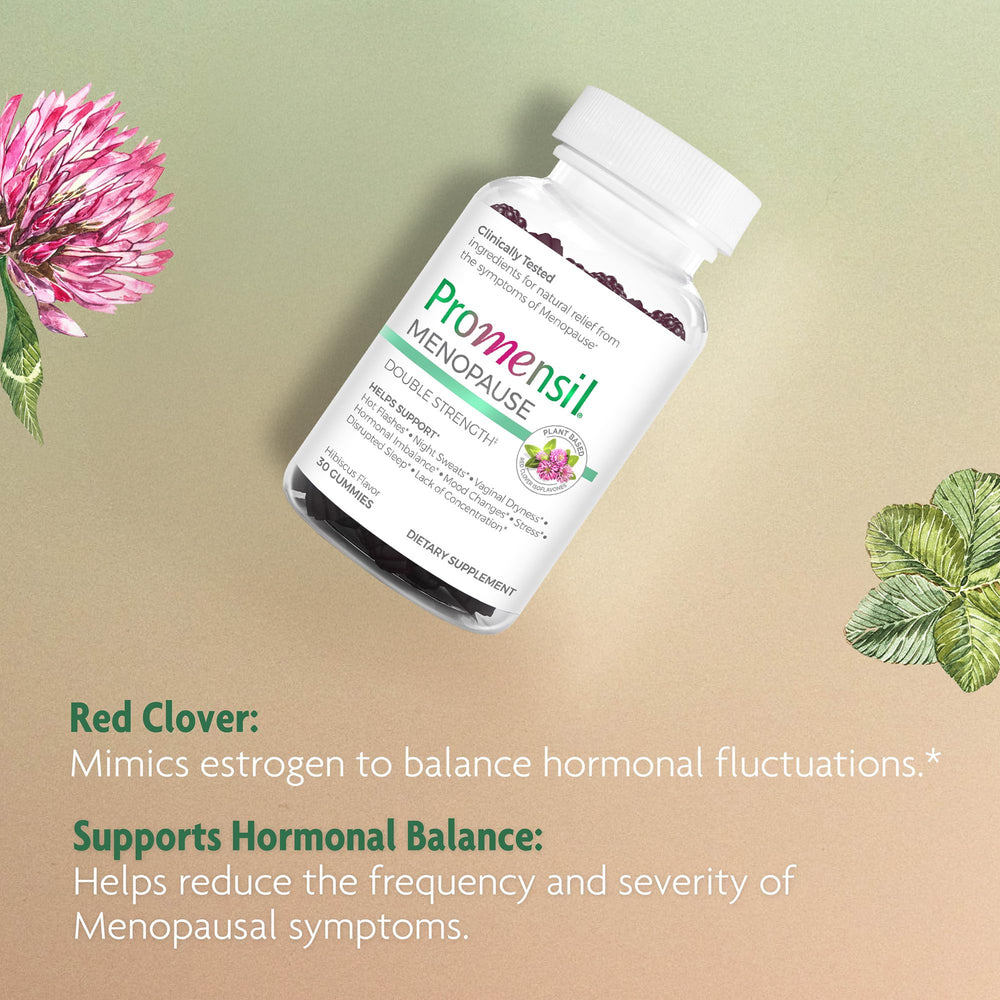 Isoflavones close-up emphasize plant-based hormonal support.