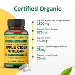 Promethean Wellness ACV Pro ginger powder component shown in packaging
