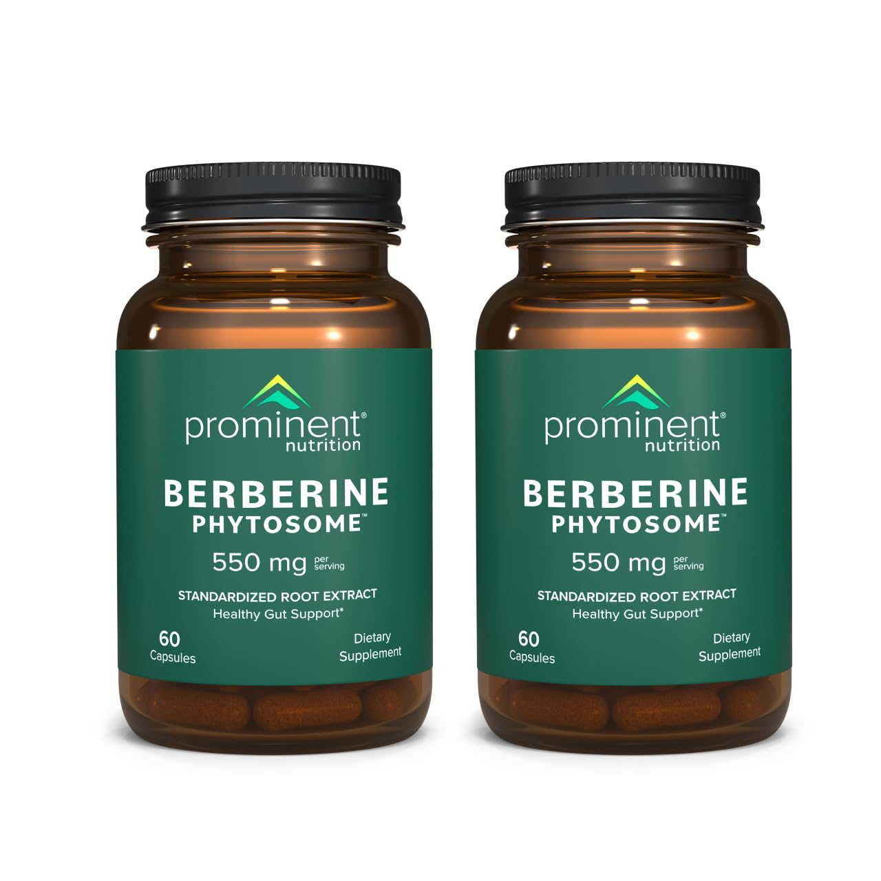 Prominent Nutrition Berberine Phytosome bottle promotes gut support