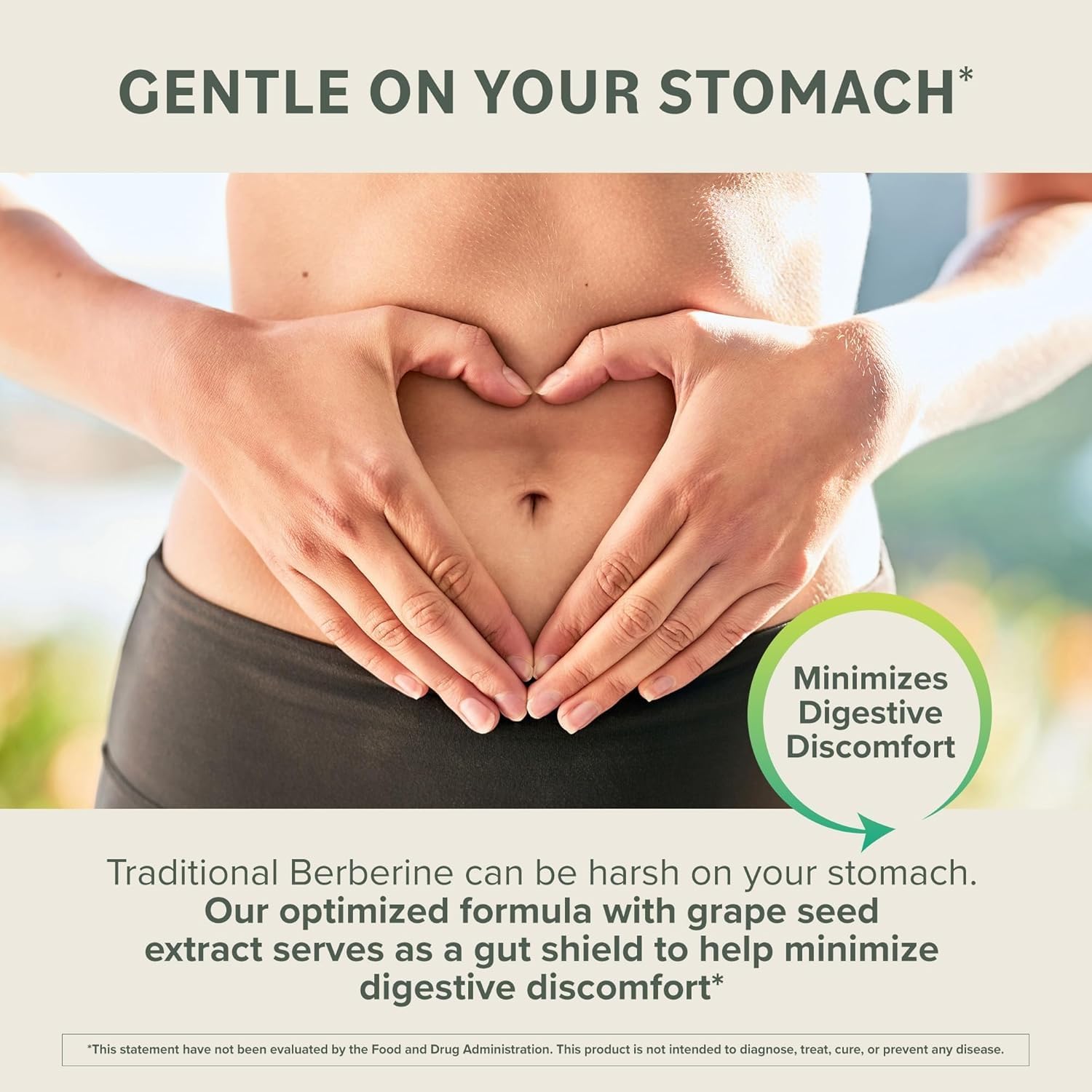 Prominent Nutrition Berberine Phytosome ingredient panel with clean GMO-free ingredients