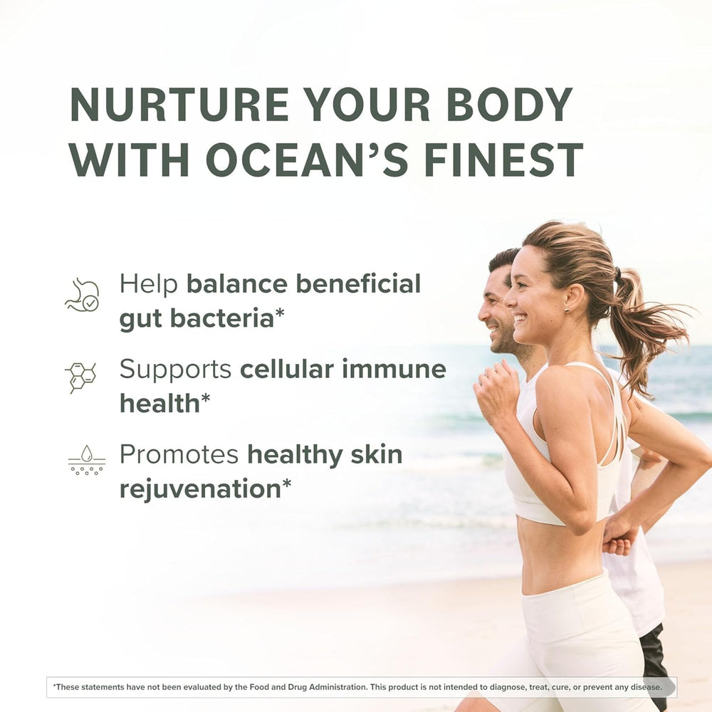 Prominent Nutrition Fucoidan capsules closeup emphasizes dosage and texture for easy daily use.