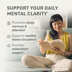 Prominent Nutrition Ginkgo Biloba capsules-closeup ready for daily focus support
