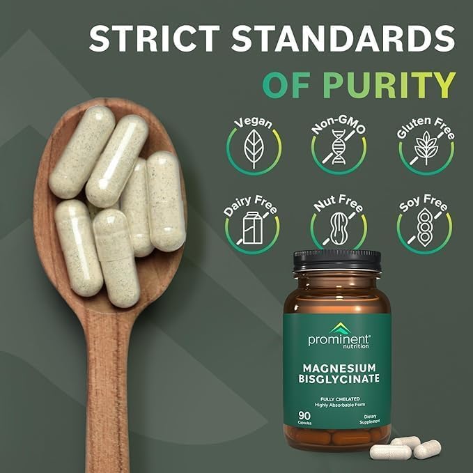 Prominent Nutrition magnesium bisglycinate capsules vegan gluten-free icon