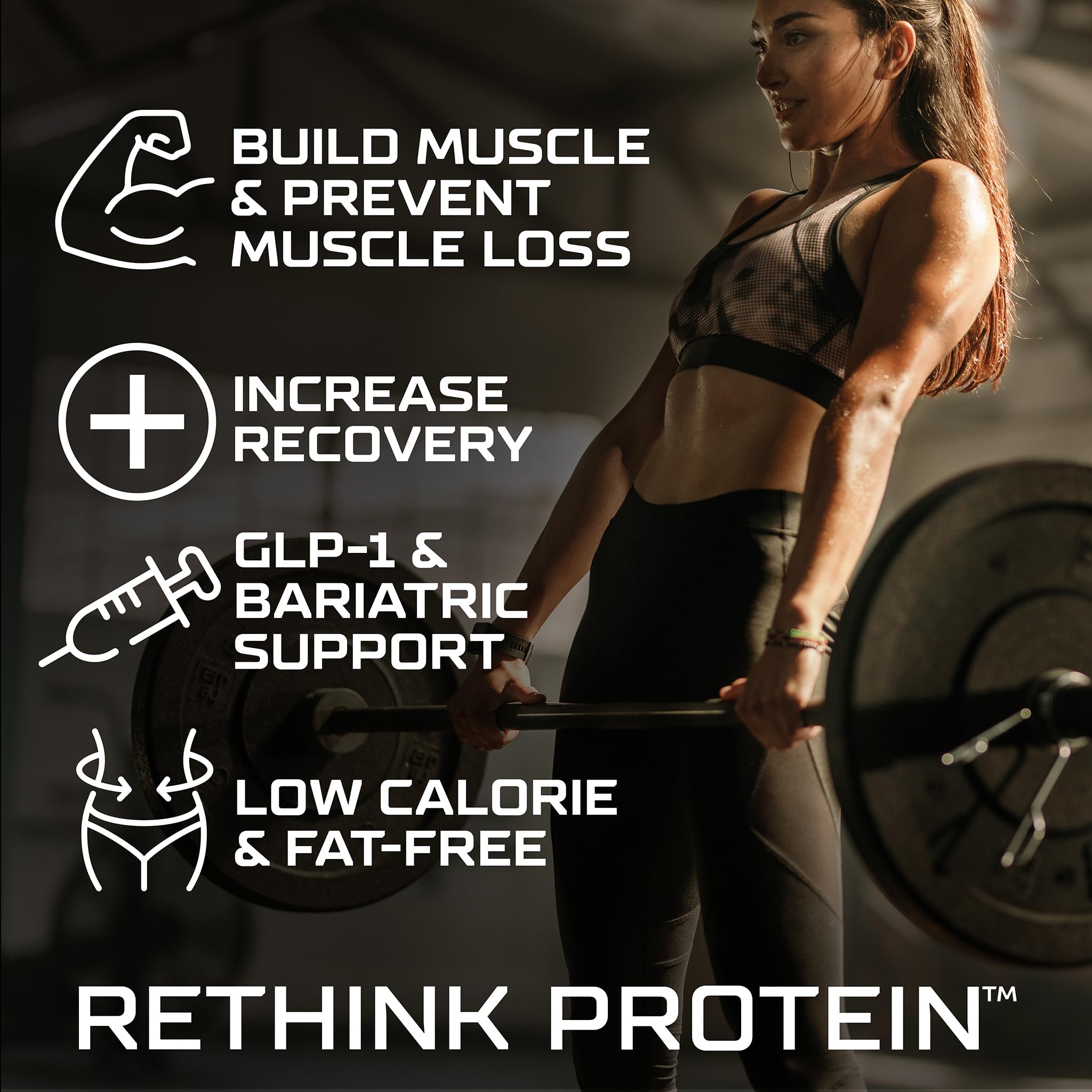 Promino Raspberry smoothie ready mix showing convenient recovery option