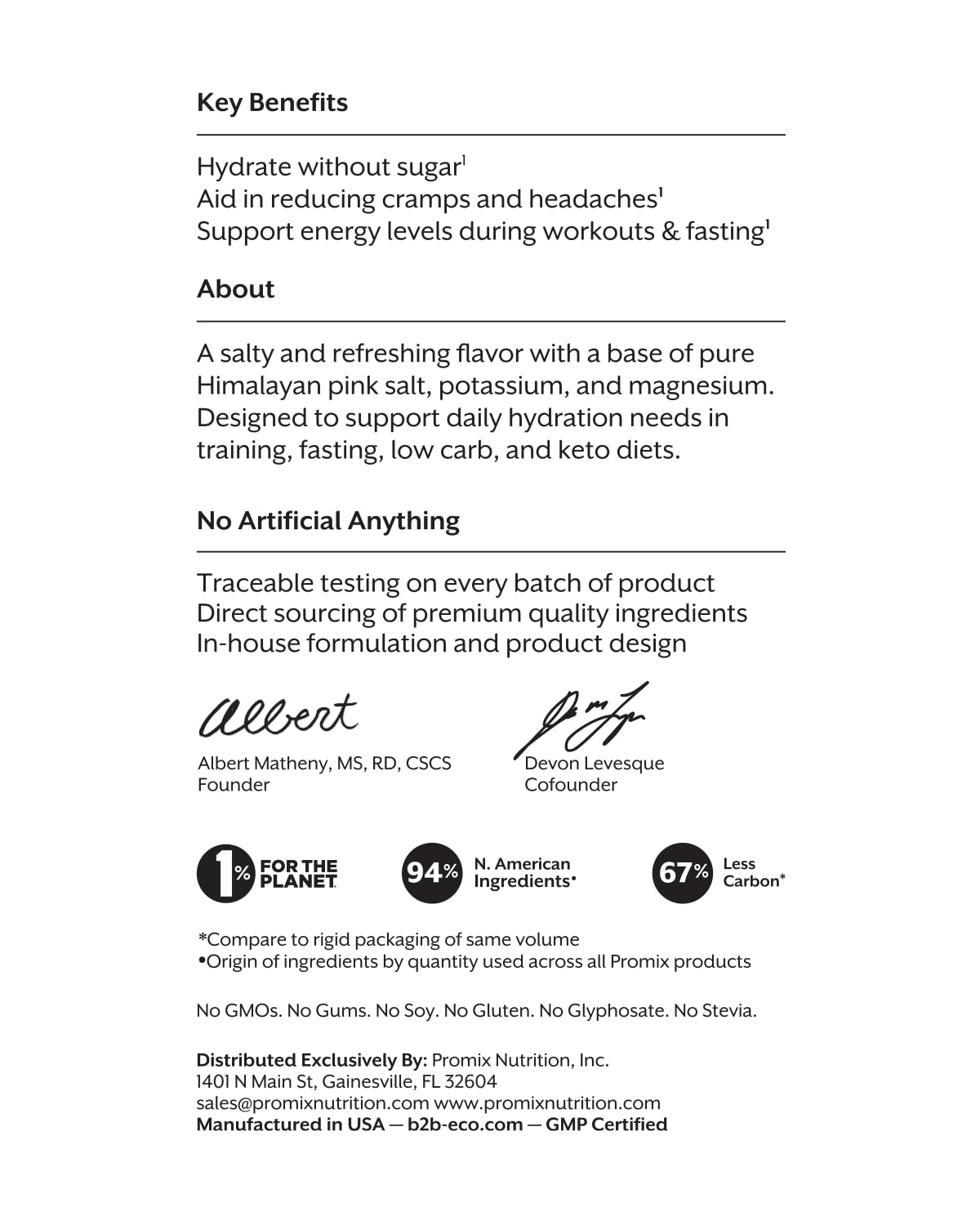 ProMix 30-serving hydration sticks ideal for travel and workouts