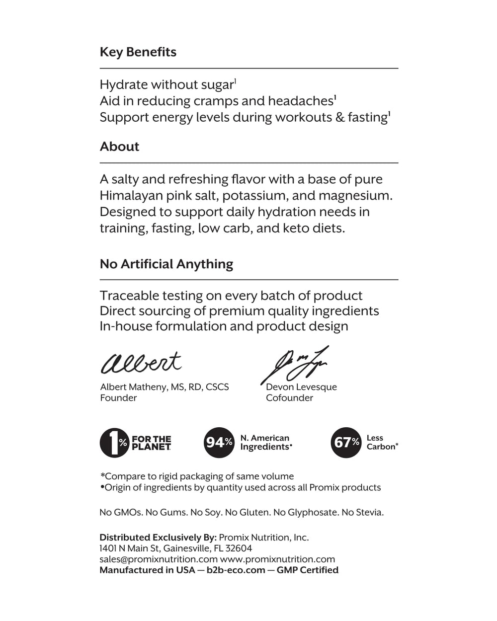 ProMix 30-serving hydration sticks ideal for travel and workouts