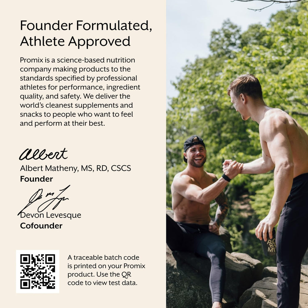 ProMix Nutrition Collagen Peptides sustainability label notes North American sourcing.