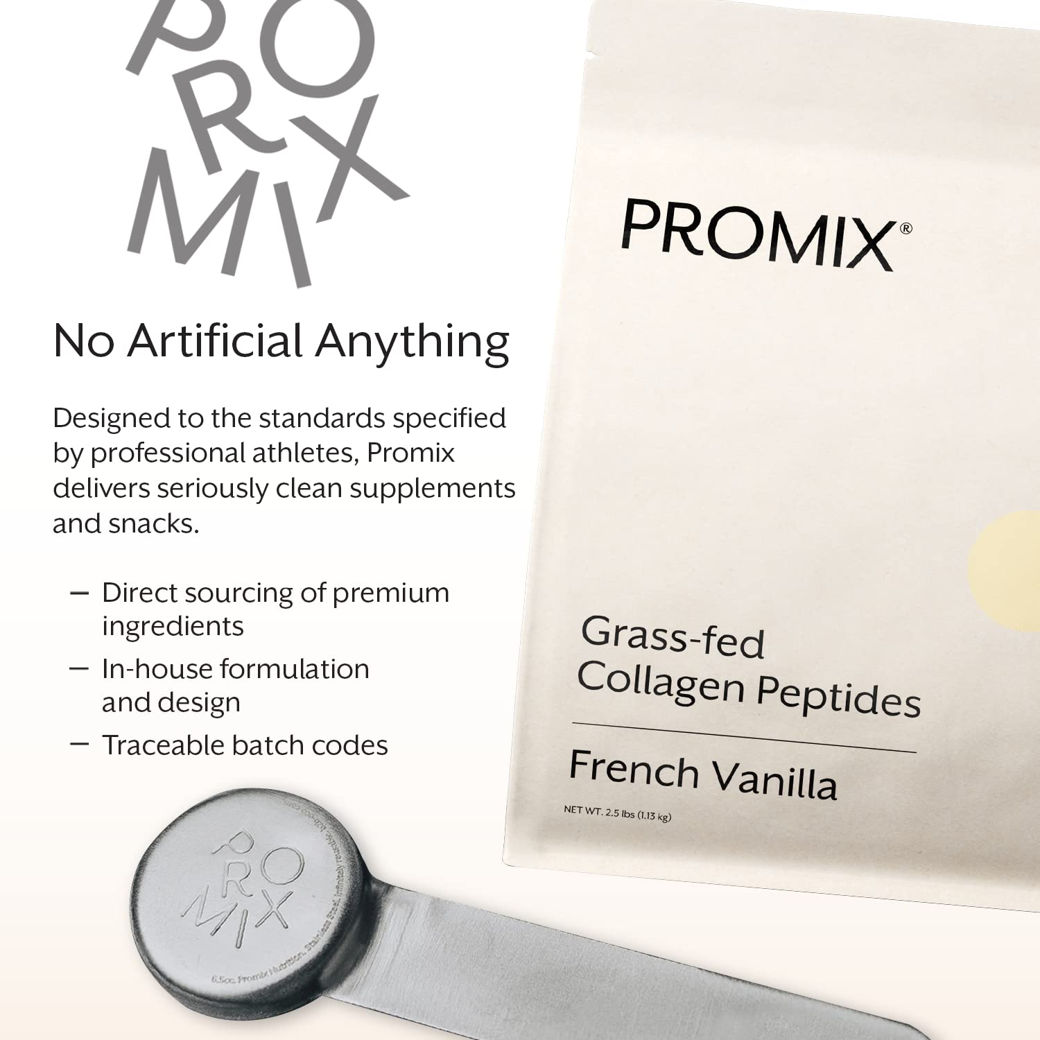 Promix Nutrition collagen powder dissolving easily in water for mixing