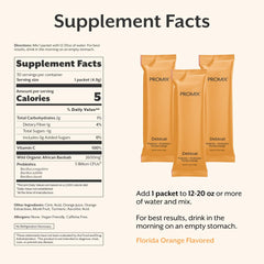 ProMix Nutrition Debloat being mixed with water illustrating easy daily use