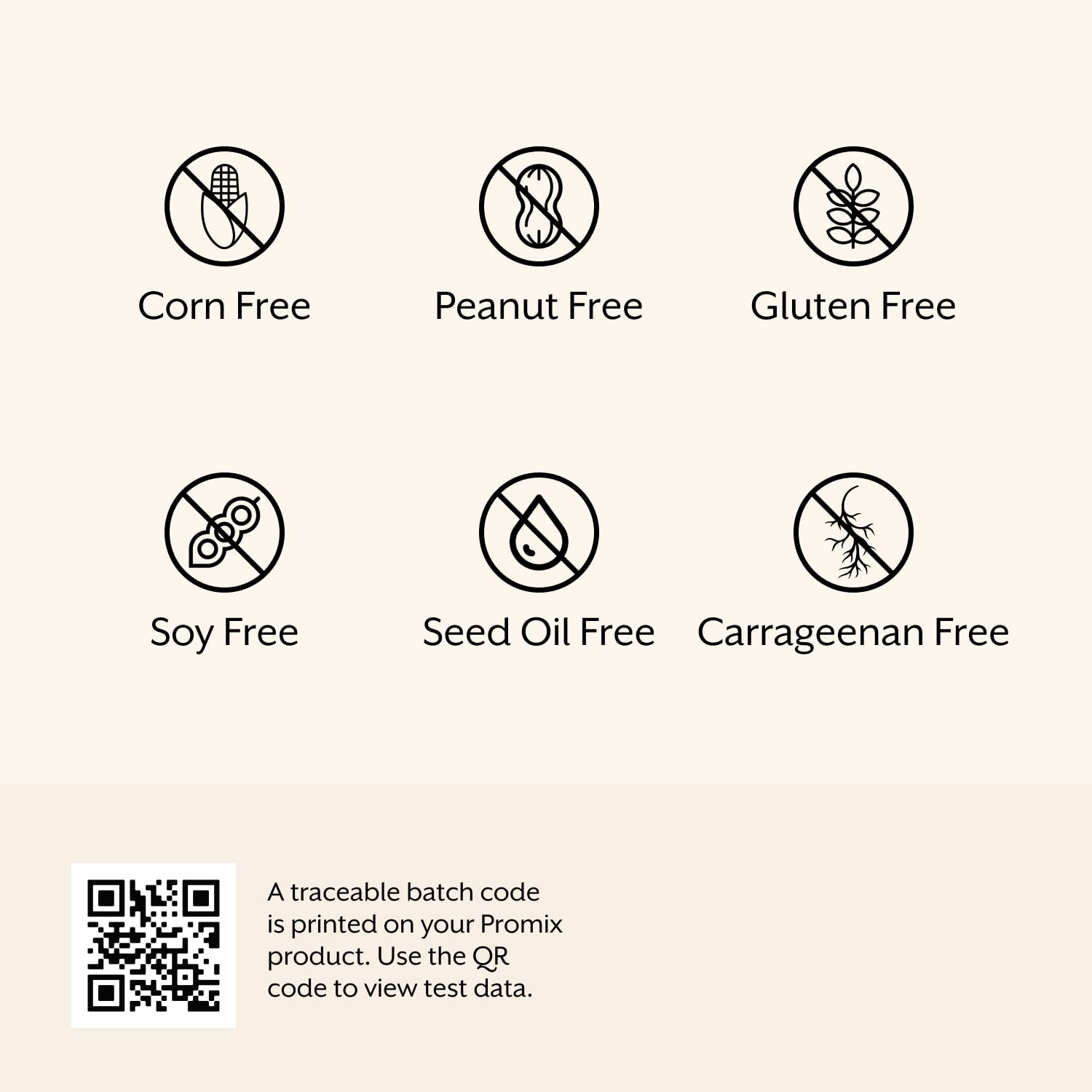 Promix Puff Bars display gluten-free and kosher certifications