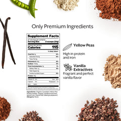 Promix Nutrition vanilla protein powder in baking dish ready for recipes.